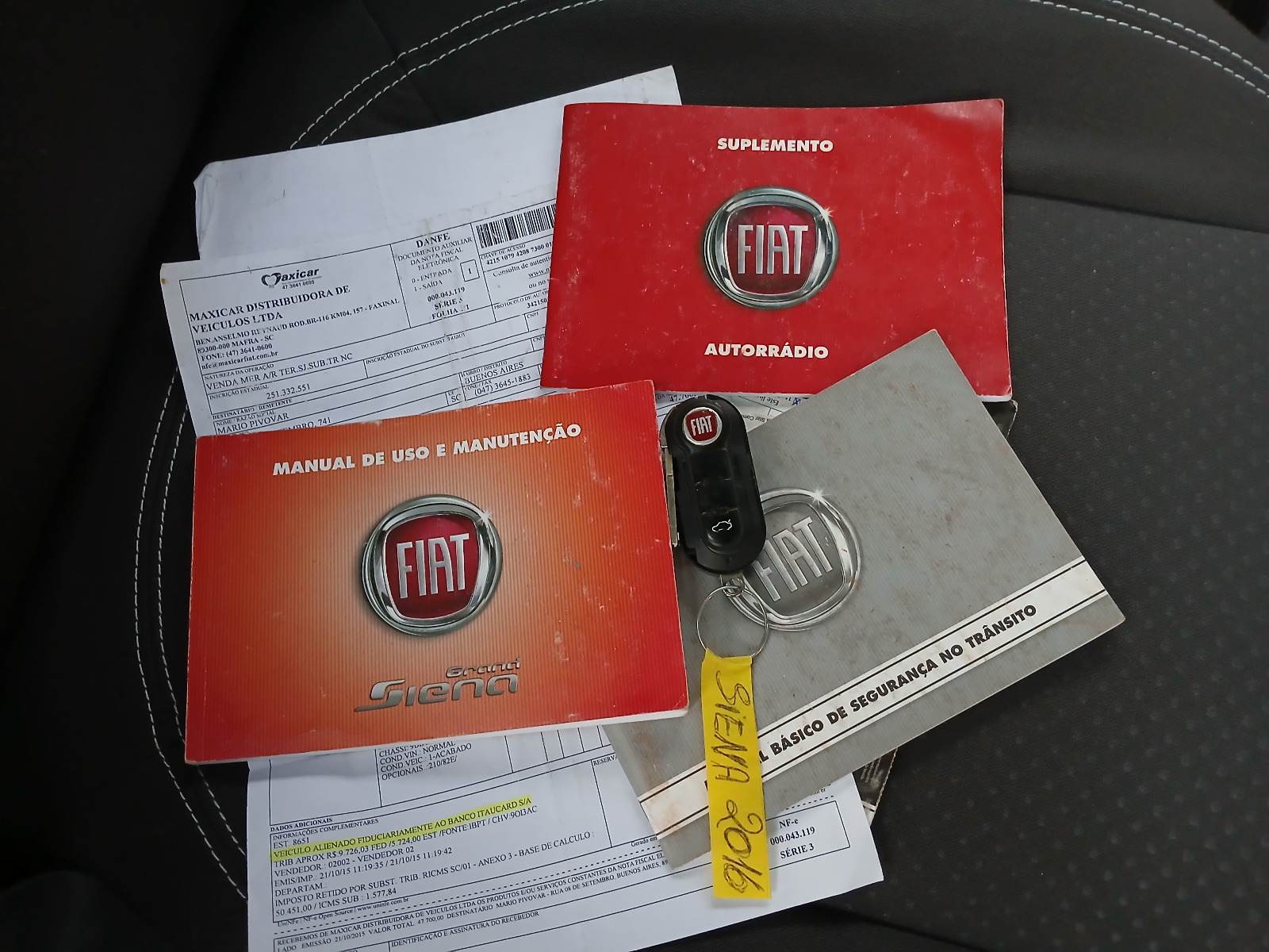 Fiat Grand Siena 1.4 Attractive - Ano 2016