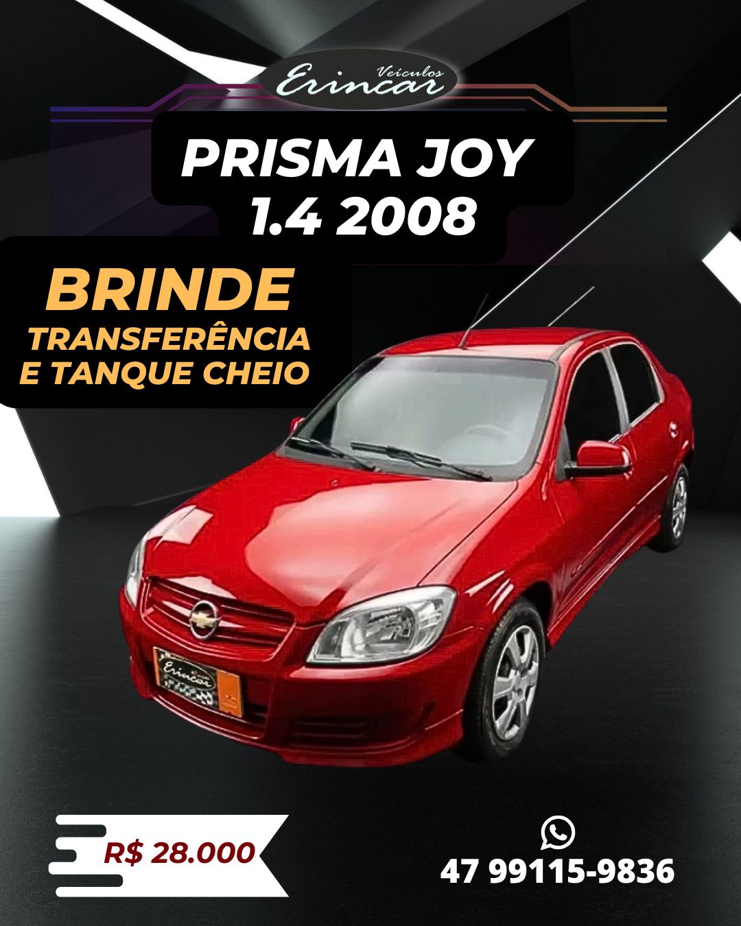 Chevrolet Prisma Sed. Joy 1.4 8V Econoflex 4P - foto 2