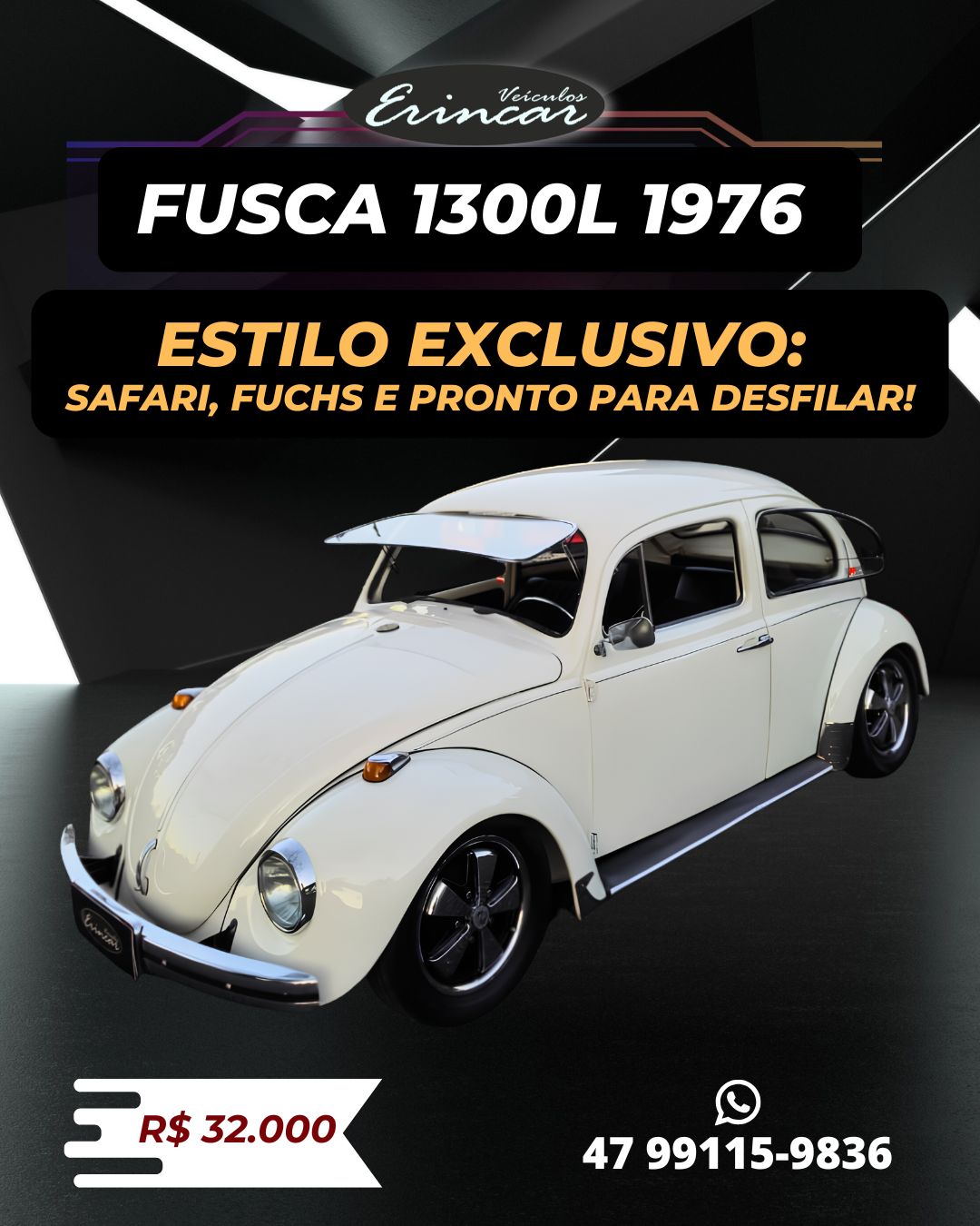 Volkswagen Fusca 1300l - foto 2